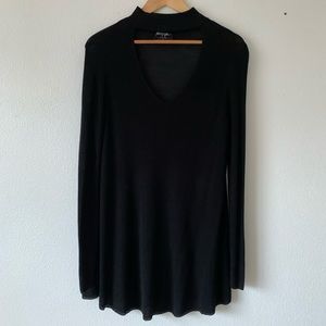 Nasty Gal Cut Out Long Sleeve Sweater Dress